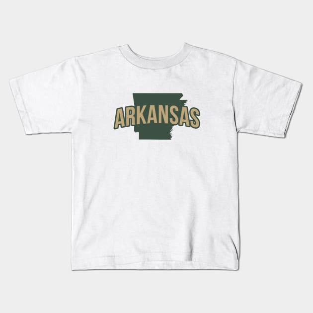 arkansas Kids T-Shirt by Novel_Designs